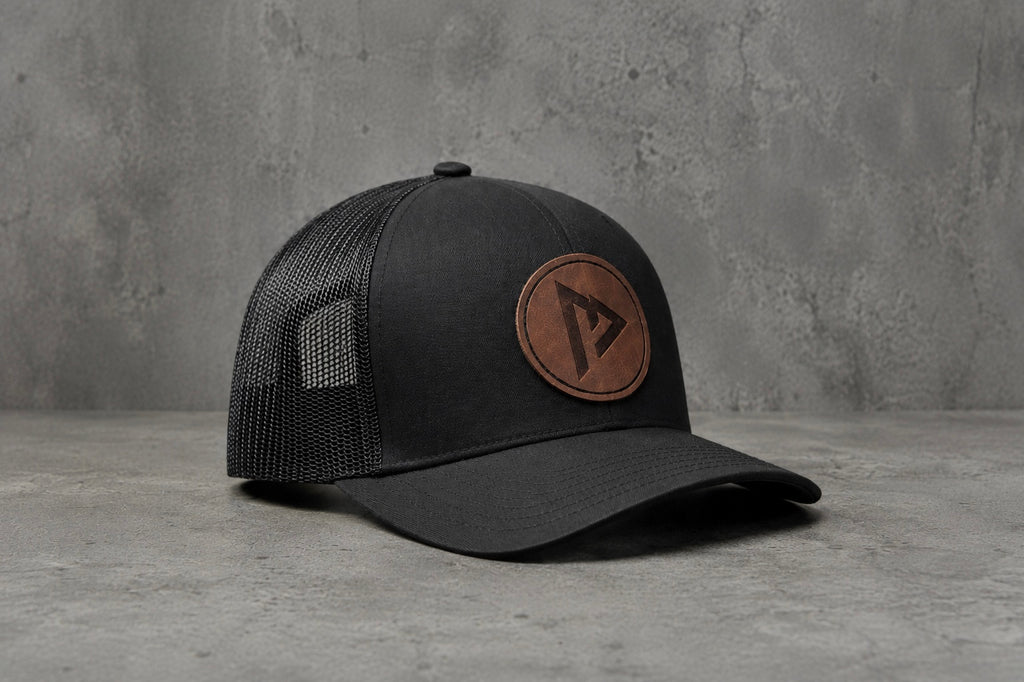 ME Leather Patch Trucker