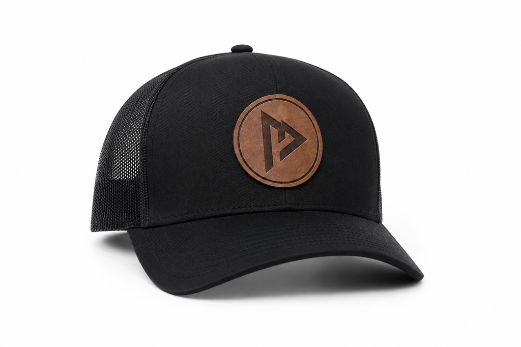 ME Leather Patch Trucker