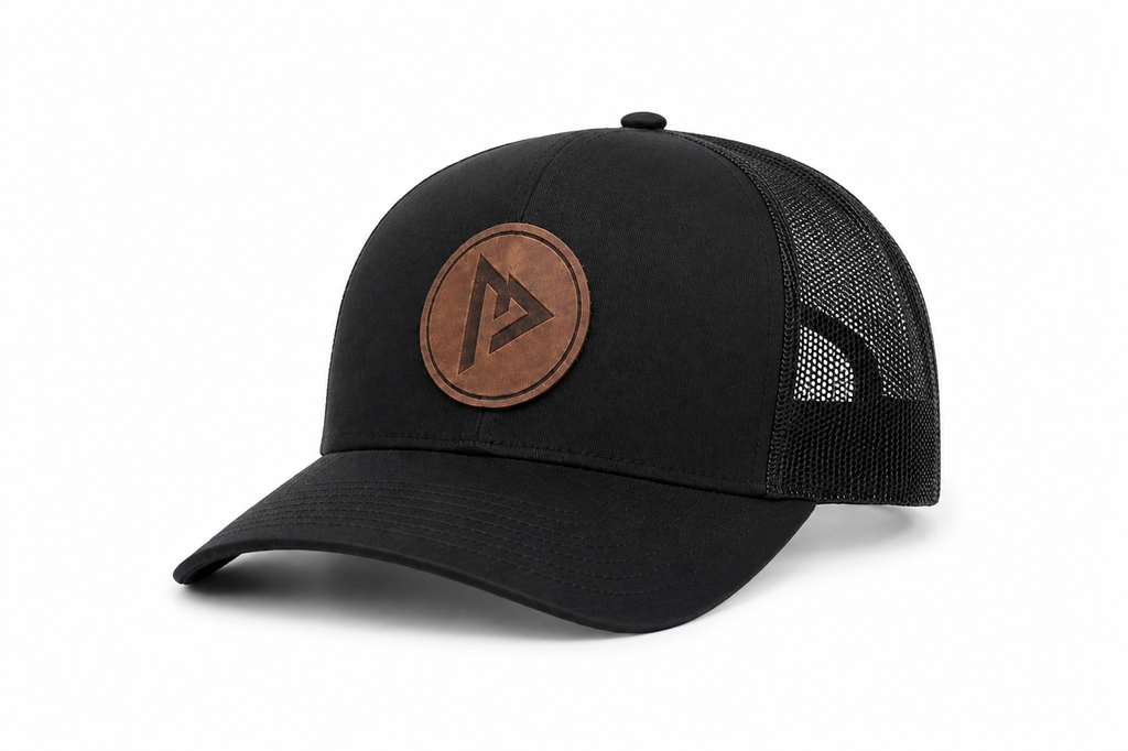 ME Leather Patch Trucker
